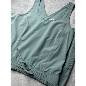 Mountain and Isles Dress Minimalist Normcore Cinched Waist 2 Front Pockets Small